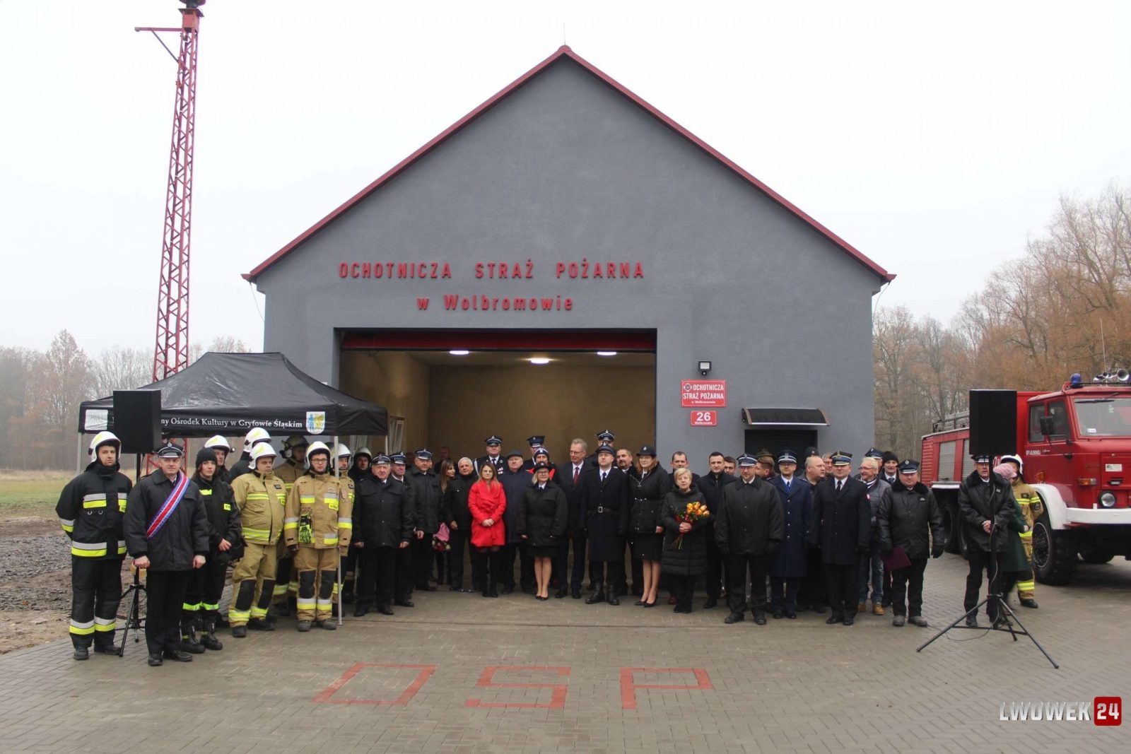 OSP Wolbromów z nową remizą