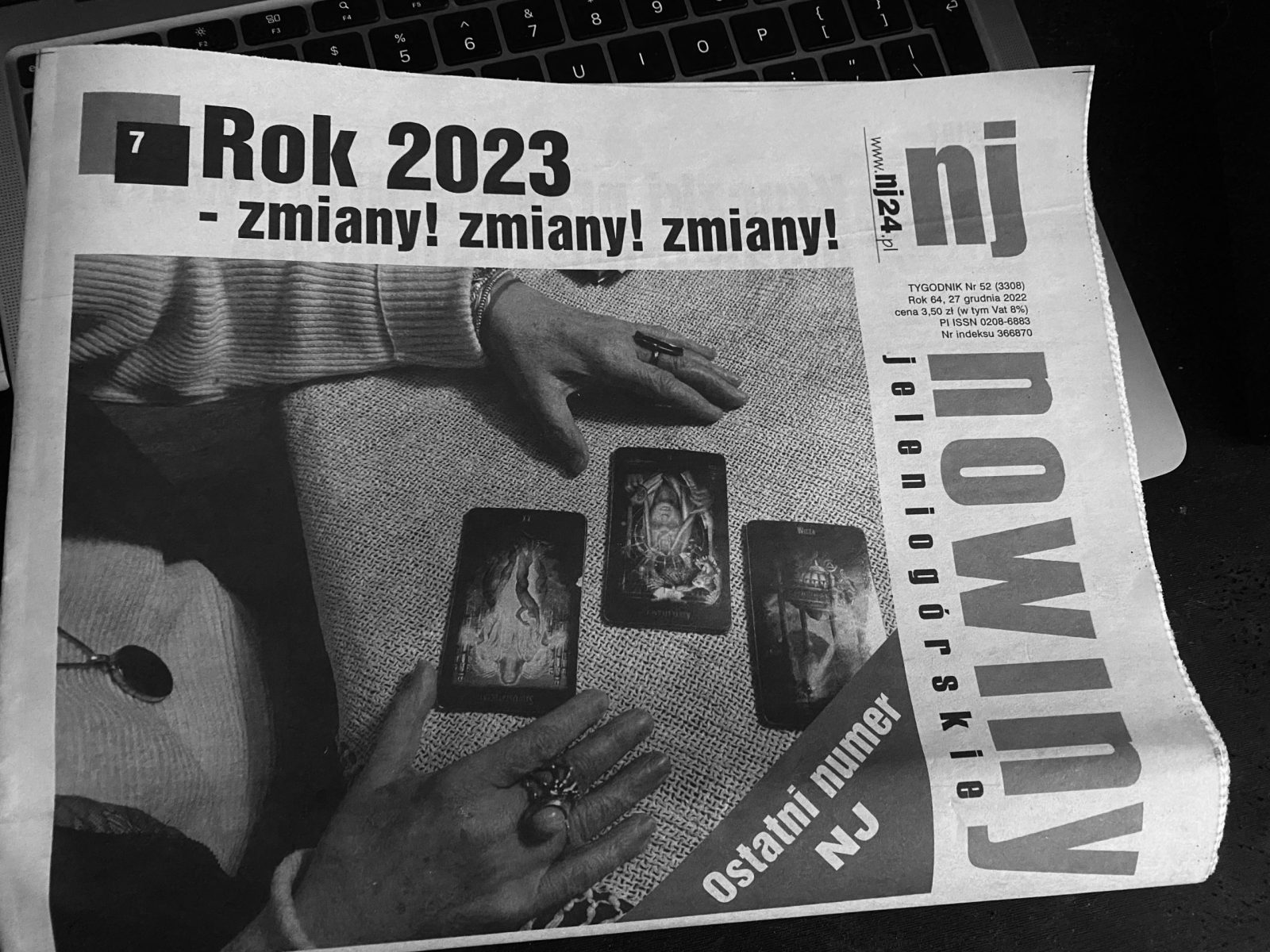 Ostatnie wydanie tygodnika "Nowiny Jeleniogórskie"