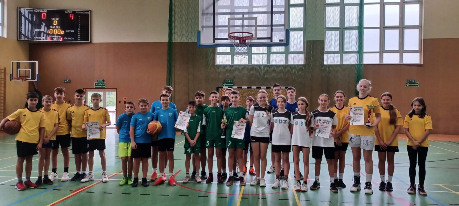 Mistrzostwa powiatu w koszykówce 3x3 dziewcząt i chłopców
