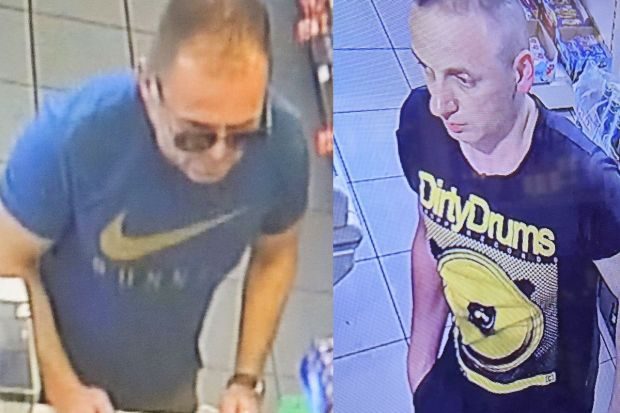 Rozpoznajesz tych mężczyzn? Mogą być powiązani z kradzieżą ok. 50000 zł i dostawczaka
