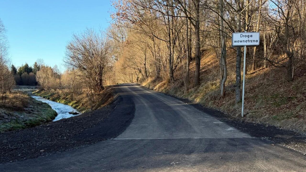 Zakończono ważną inwestycję drogową w Olesznej Podgórskiej