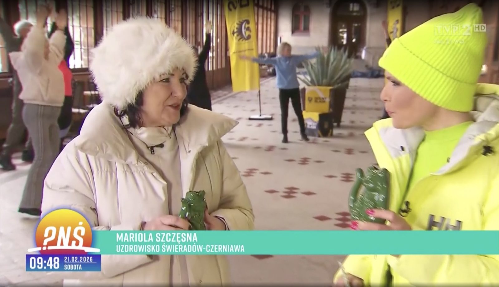 Mariola Szczęsna, była Burmistrz Lwówka Śląskiego wystąpiła w Pytaniu na Śniadanie