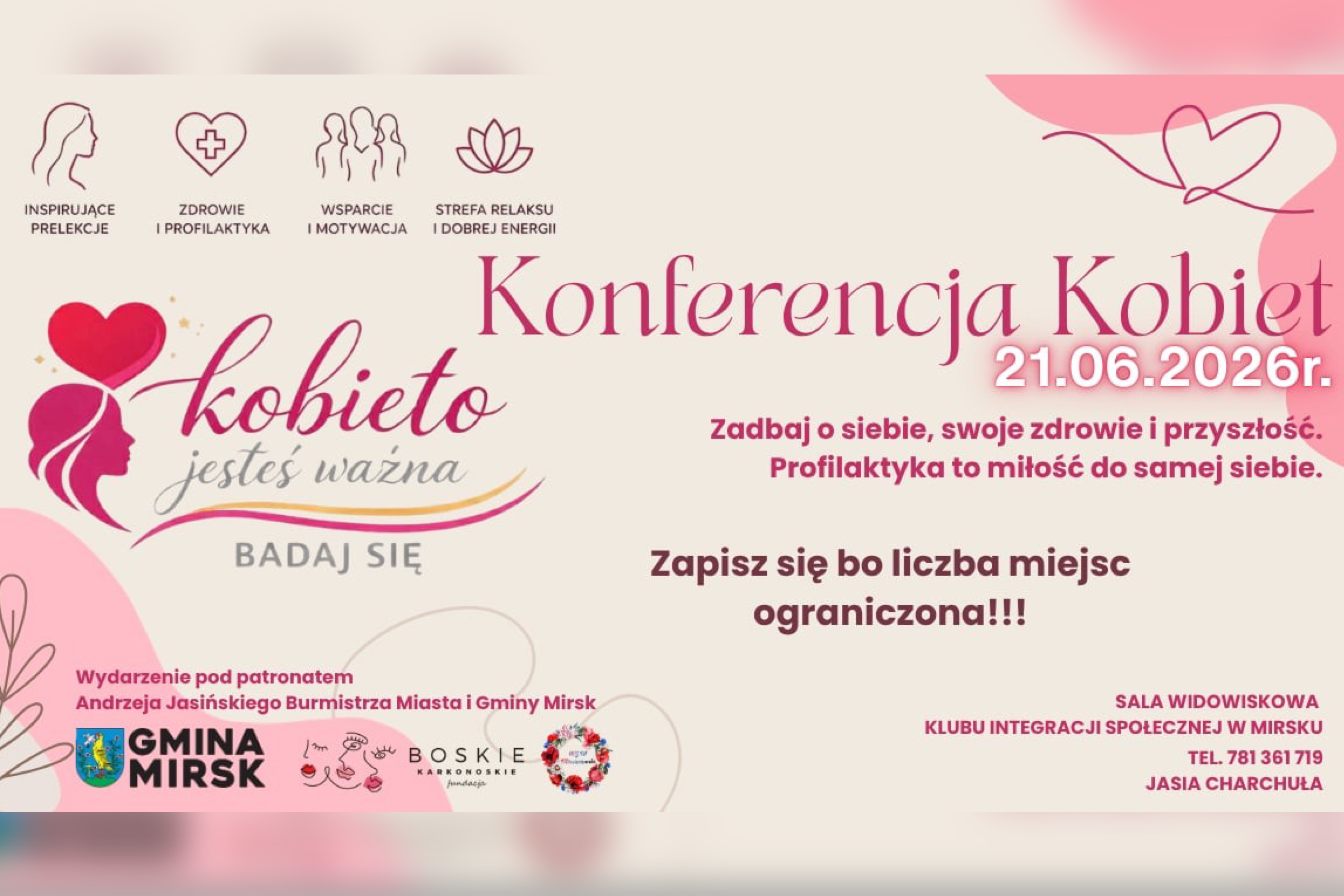 Zdrowie, siła i inspiracja — Konferencja Kobiet w Mirsku
